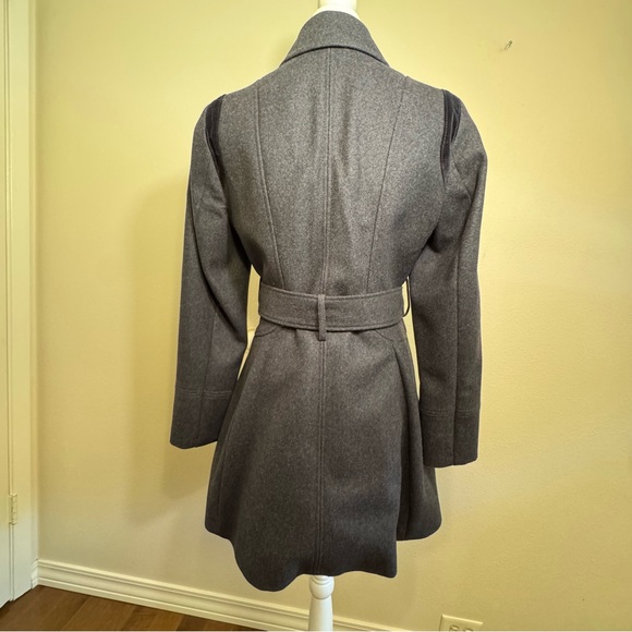 Apt 9 Women's Charcoal Gray Wool Blend Pea Coat - Picture 6 of 15